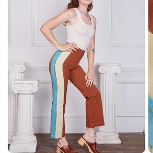 Hand painted (by the company) western pant